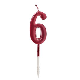 Ibili Vela roja brillante nº 6