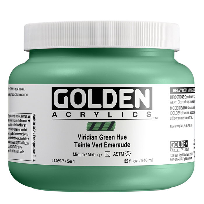 Golden Heavy Body Verde Viridian Hue 946 ml Golden Heavy Body Verde Viridian Hue 946 ml