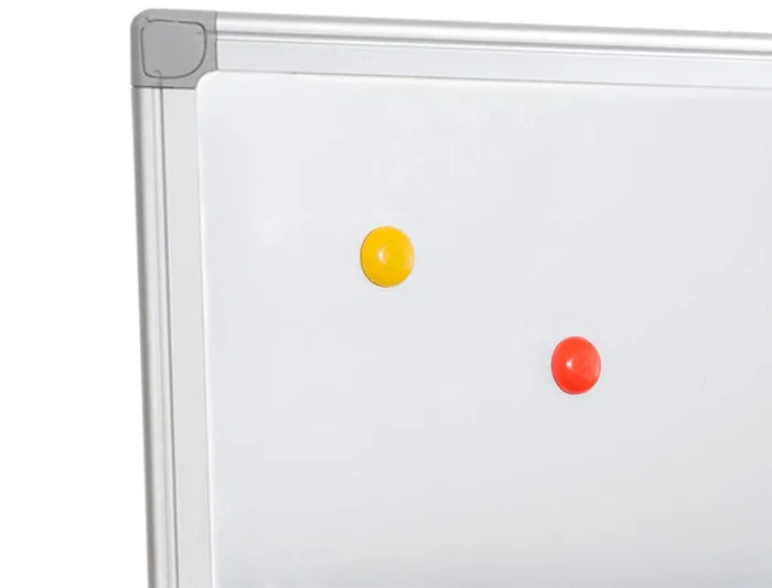 Q-connect Pizarra Blanca Lacada Magnética Marco Aluminio 200x100 cm