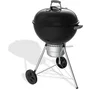 Weber Original Kettle Barbacoa de Carbón E-5730, 57 cm, Termómetro Incorporado, Capacidad 9 Personas, Negro