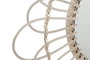 DKD Home Decor Espejo Boho Natural Ratán 46 x 46 x 1.5 cm (2 Unidades)