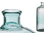 Giftdecor Botella Decorativa Vidrio Primavera Hammered Transparente 8L 19x42x19cm
