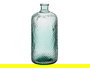 Giftdecor Botella Decorativa Vidrio Primavera Hammered Transparente 8L 19x42x19cm