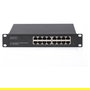 Digitus Switch 16 Puertos Gigabit Ethernet (10/100/1000) No Gestionado, Montaje en Rack 1U, 10 Pulgadas, Negro