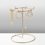 Aberto Design TK-001 Organizador de Joyero de Metal Dorado 22x28 cm