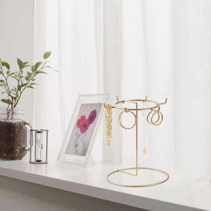 Aberto Design TK-001 Organizador de Joyero de Metal Dorado 22x28 cm Aberto Design TK-001 Organizador de Joyero de Metal Dorado 22x28 cm