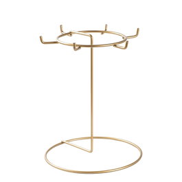 Aberto Design TK-001 Organizador de Joyero de Metal Dorado 22x28 cm