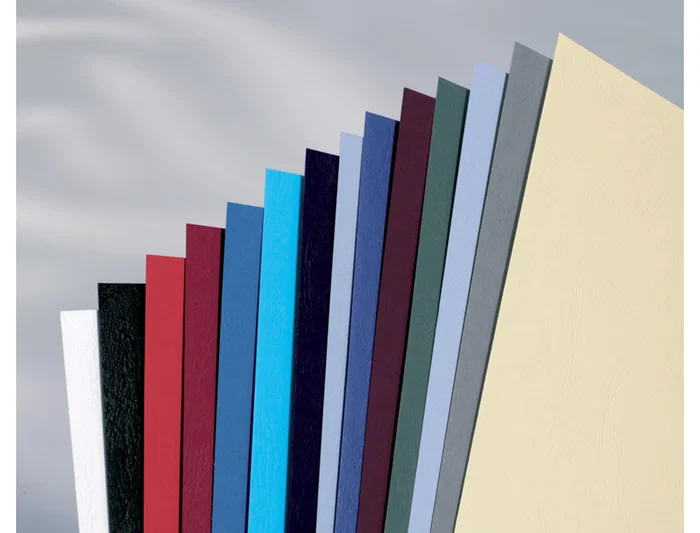 Gbc LeatherGrain Tapa Encuadernacion Din A4 Simil Piel 250 gr Blanco Caja 100 Unidades