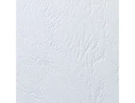 Gbc LeatherGrain Tapa Encuadernacion Din A4 Simil Piel 250 gr Blanco Caja 100 Unidades
