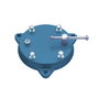 Heuer Plato Giratorio para Tornillo de Banco 135 + 140