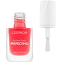Catrice Esmalte de Uñas Glow Tint Perfecting #010-Soft Blush 10,5 ml, Tono Rojo Luminoso Estilo Clean Girl