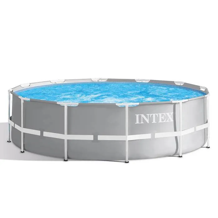 Intex Piscina Prism Frame Redonda 366 x 99 cm Gris Intex Piscina Prism Frame Redonda 366 x 99 cm Gris