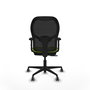 PIQUERAS Y CRESPO Silla de oficina Jorquera Pistacho/Negro con mecanismo Sincro/Traslack