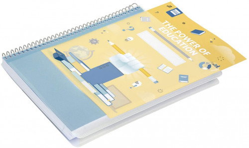 Finocam Libreta de Reuniones Docente A5 Azul con Tapas Personalizables