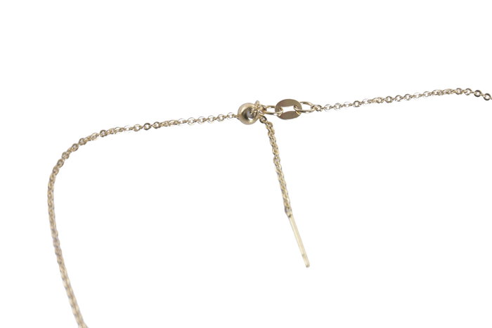 DKD Home Decor Collar de Piedra y Metal con 3 Charms Multicolor