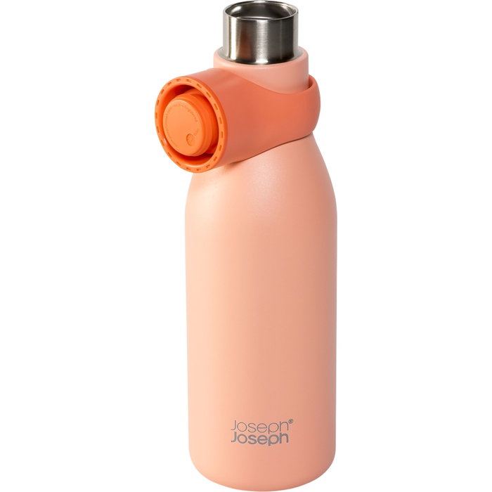 Joseph Joseph Loop Botella de Agua de 500 ml, Coral