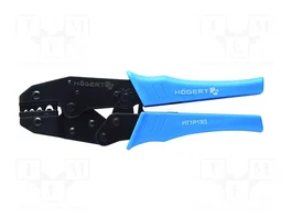 HÖGERT TECHNIK Crimpadora para terminales de cable y conectores sin aislar 1÷10mm²