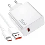 Xiaomi MDY-12-ES Cargador de Pared 67W Charging Combo (Type-A) con Puerto USB-A y Cable USB-A a USB-C para Carga Rápida