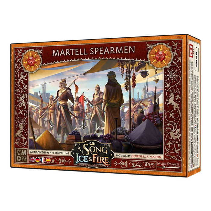 CMON Juego de Mesa Canción de Hielo y Fuego - Expansión Lanceros Martell EECMSI145 - Juego de Miniaturas - Idioma Español, Alemán, Inglés y Francés CMON Juego de Mesa Canción de Hielo y Fuego - Expansión Lanceros Martell EECMSI145 - Juego de Miniaturas - Idioma Español, Alemán, Inglés y Francés