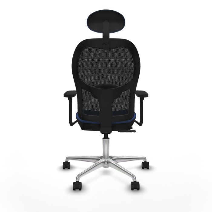 PIQUERAS Y CRESPO Silla de oficina Jorquera con mecanismo Sincro/Traslack, Azul marino y Negro PIQUERAS Y CRESPO Silla de oficina Jorquera con mecanismo Sincro/Traslack, Azul marino y Negro
