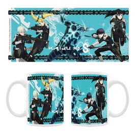 Kaiju No. 8 Taza Cerámica Kaiju No. 8, Reno Ichikawa, Soshiro Hoshina, Mina Ashira, Kikoru Shinomiya Season 2