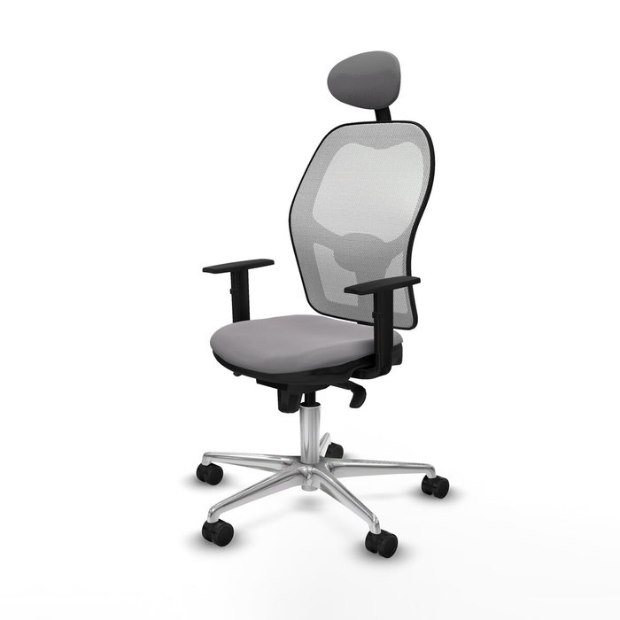 PIQUERAS Y CRESPO Silla de oficina Jorquera Gris y Blanco PIQUERAS Y CRESPO Silla de oficina Jorquera Gris y Blanco