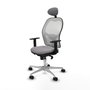 PIQUERAS Y CRESPO Silla de oficina Jorquera Gris y Blanco