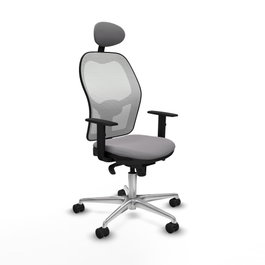 PIQUERAS Y CRESPO Silla de oficina Jorquera Gris y Blanco