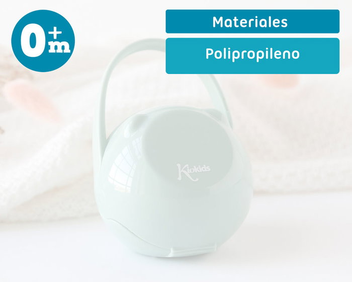 KioKids Portachupetes con Gancho Sage +0 meses