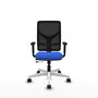 PIQUERAS Y CRESPO Silla de oficina Motilla con mecanismo Sincro/Traslack Azul y Negro