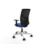 PIQUERAS Y CRESPO Silla de oficina Motilla con mecanismo Sincro/Traslack Azul y Negro