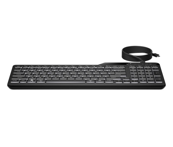 HP 400 Backlit Wired Keyboard HP 400 Backlit Wired Keyboard