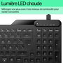 HP 400 Backlit Wired Keyboard