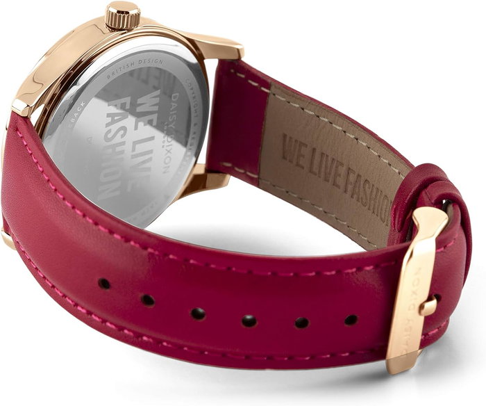 Daisy Dixon Reloj DD089PRG con caja rosa y correa roja