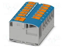 PHOENIX CONTACT PTVFIX 6/12X2,5 BU Conector de carril azul