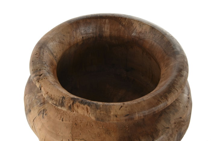 DKD Home Decor Jarrón Teca Natural 30x30x20 cm