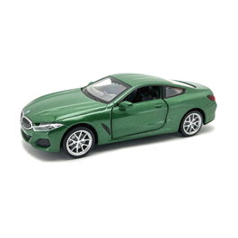 Deqube BMW M850I Coupé 1:35 Pullback Verde Metal Die-Cast - Juguete Coche a Escala D00378
