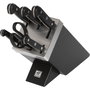 Zwilling Gourmet Set de bloque de cuchillos de 7 piezas, autoafilante, negrosku_id_placeholder_123