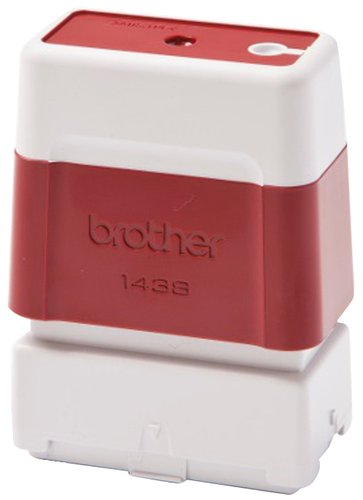 Brother Sello automático 14 mm x 38 mm rojo Brother Sello automático 14 mm x 38 mm rojo