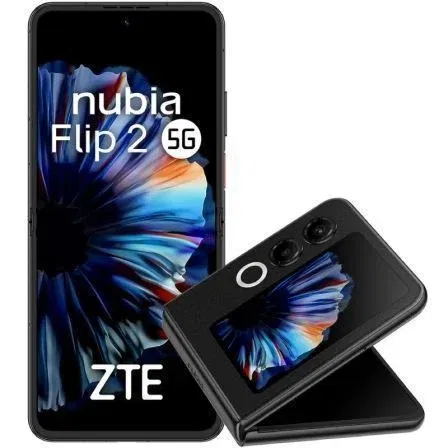 Zte Smartphone Nubia Flip 2 P678F01 8GB/256GB 6.9" 5G Negro Plegable IA Pantalla AMOLED Zte Smartphone Nubia Flip 2 P678F01 8GB/256GB 6.9" 5G Negro Plegable IA Pantalla AMOLED