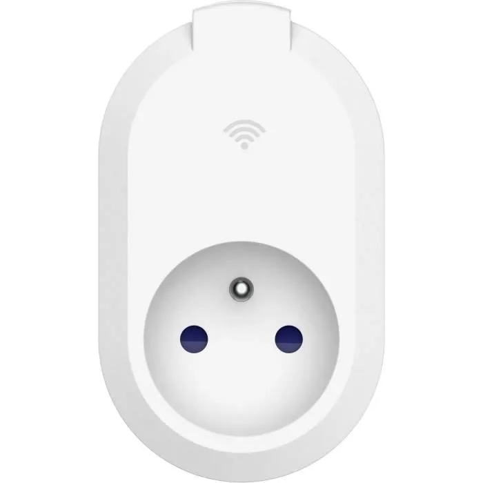 Link2Home Enchufe Inteligente WiFi 230V, Control por App y Voz, Compatible con Alexa y Google Home, Blanco