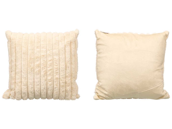 GIFTDECOR Cojín Rayas Beige 45x45cm