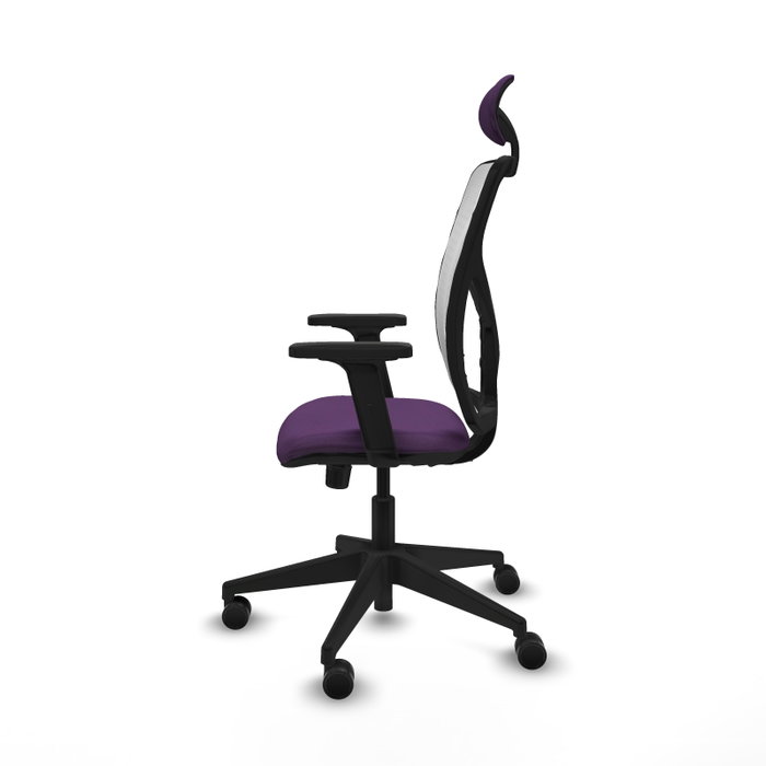 PIQUERAS Y CRESPO Silla de oficina Motilla con Mecanismo Sincro, Morado y Blanco PIQUERAS Y CRESPO Silla de oficina Motilla con Mecanismo Sincro, Morado y Blanco