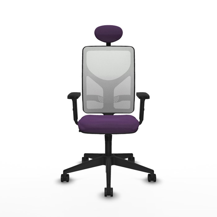 PIQUERAS Y CRESPO Silla de oficina Motilla con Mecanismo Sincro, Morado y Blanco PIQUERAS Y CRESPO Silla de oficina Motilla con Mecanismo Sincro, Morado y Blanco