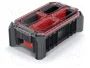 KISTENBERG MSX 25 Contenedor Colectivo con Particiones Negro