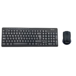 L-LINK Combo Teclado y Ratón Inalámbrico LL-KB-555-W Negro