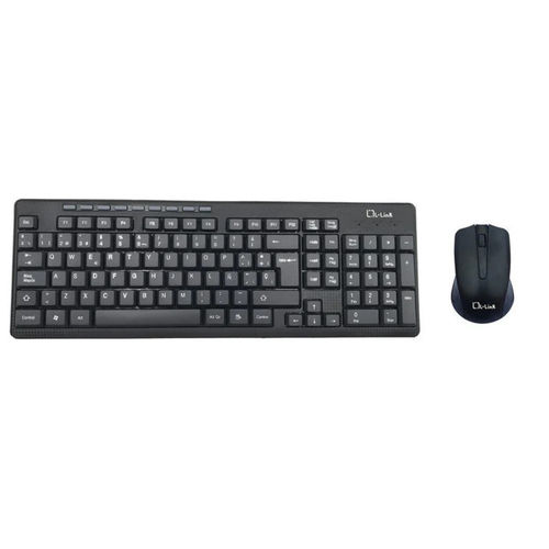 L-LINK Combo Teclado y Ratón Inalámbrico LL-KB-555-W Negro L-LINK Combo Teclado y Ratón Inalámbrico LL-KB-555-W Negro