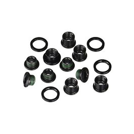 Truvativ Kit de tornillos para monoplatos de 5 agujeros en acero negro