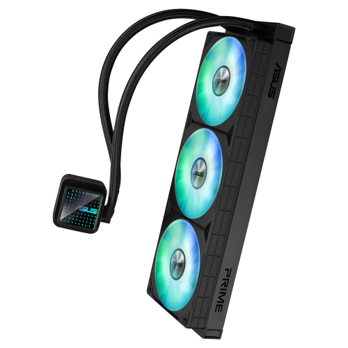 Asus Prime LC 360 ARGB Kit de Enfriamiento Líquido para CPU, 360 mm, Ventiladores RGB, Negro, 90RC0101-B0EAY0 Asus Prime LC 360 ARGB Kit de Enfriamiento Líquido para CPU, 360 mm, Ventiladores RGB, Negro, 90RC0101-B0EAY0