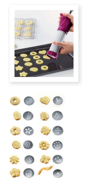 Metaltex Máquina Churrera con Decoración de Galletas